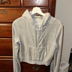 John Galt Soft French Terry Zipper Hoodie